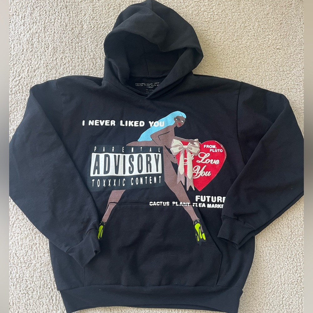 Cactus Plant Flea Market x Future I Never Liked You black hoodie